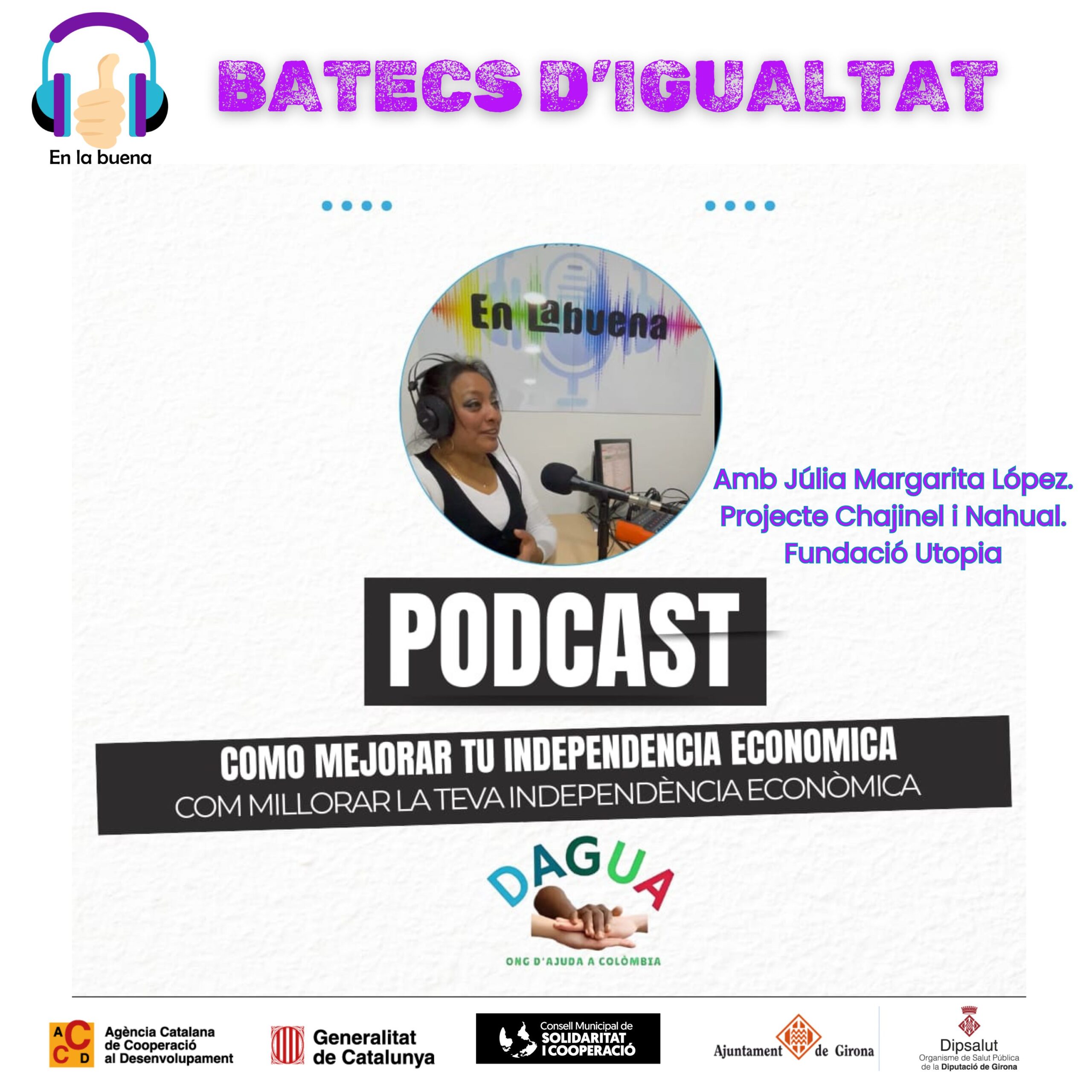 COM MILLORAR LA INDEPENDÈNCIA ECONÒMICA. JÚLIA MARGARITA LÓPEZ